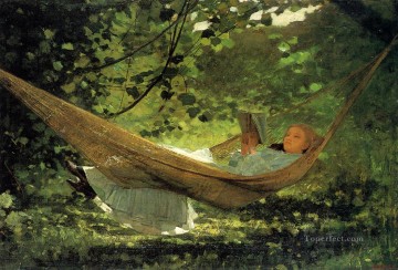 Winslow Homer Painting - Sunlight and Shadow Realism painter Winslow Homer